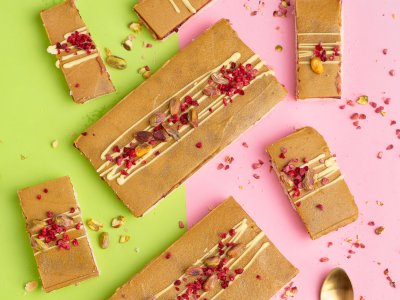 BEZGLUTENOWE Ciasto Pistacjowo-Malinowe 170g